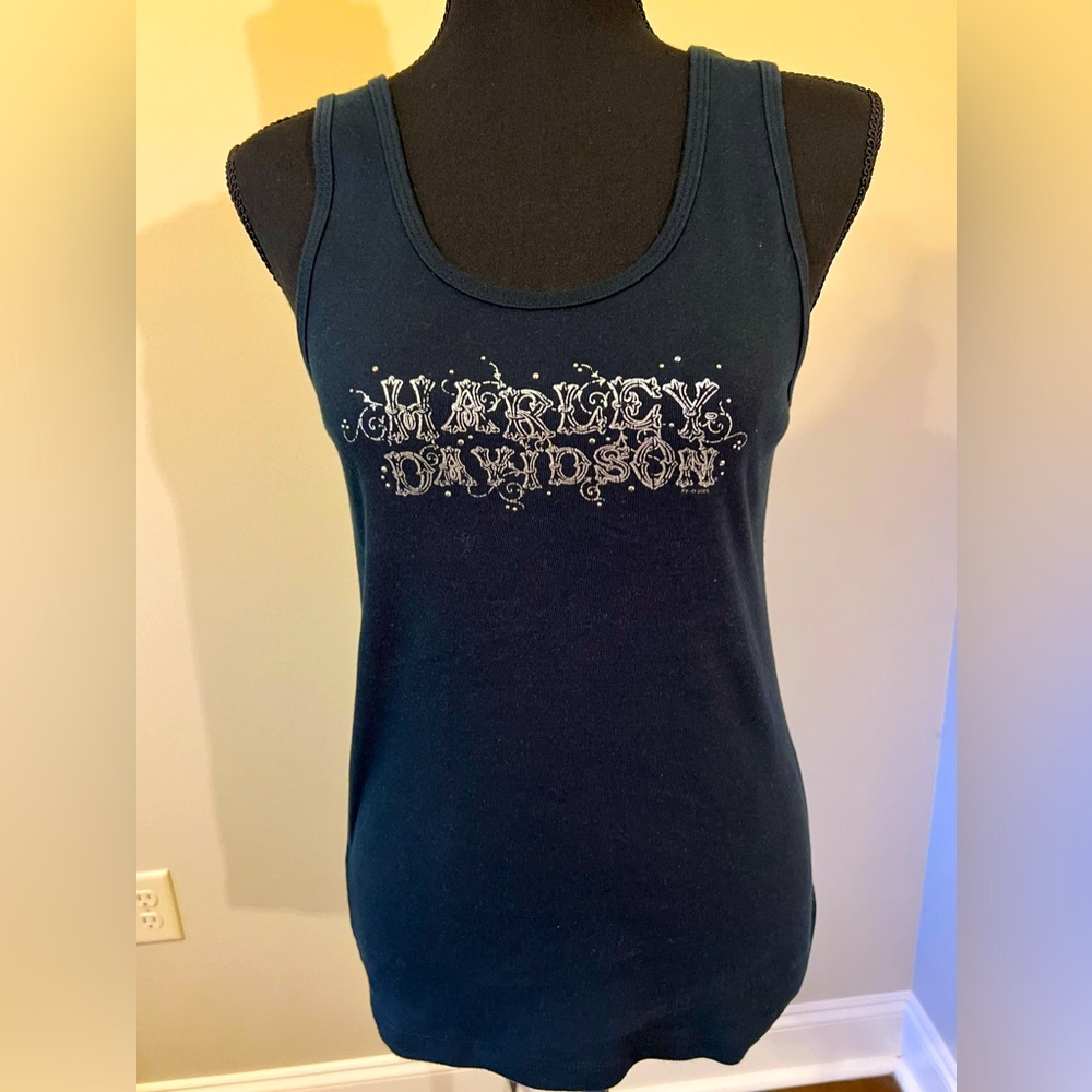 Ladies Harley Davidson Embellished Top